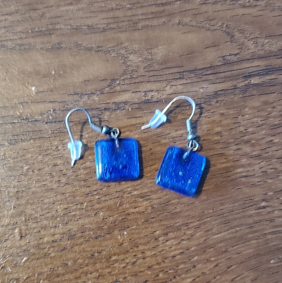 Blue Earrings - Picture 2 of 2